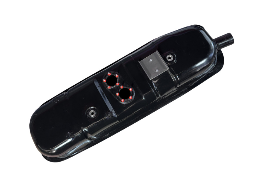 Топливный бак УАЗ Патриот, УАЗ Пикап (левый/бензин) / раздельный датчик и топливозаборник BOLT-ON