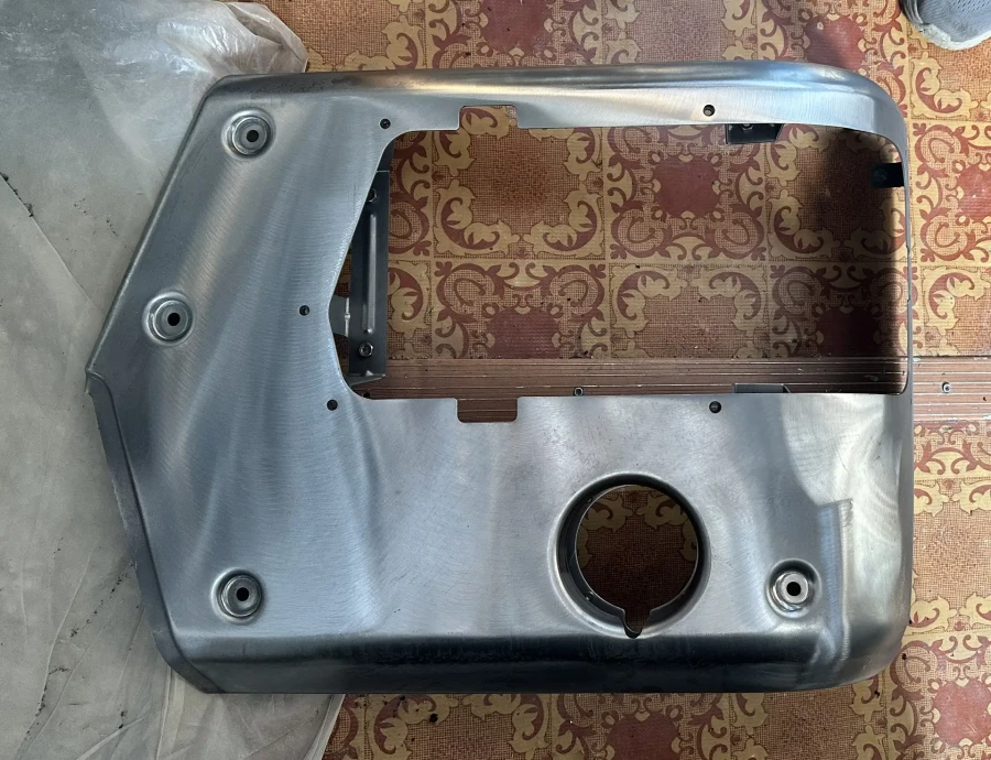 Бампер КАМАЗ рестайлинг 2 боковая часть левая ( металл )