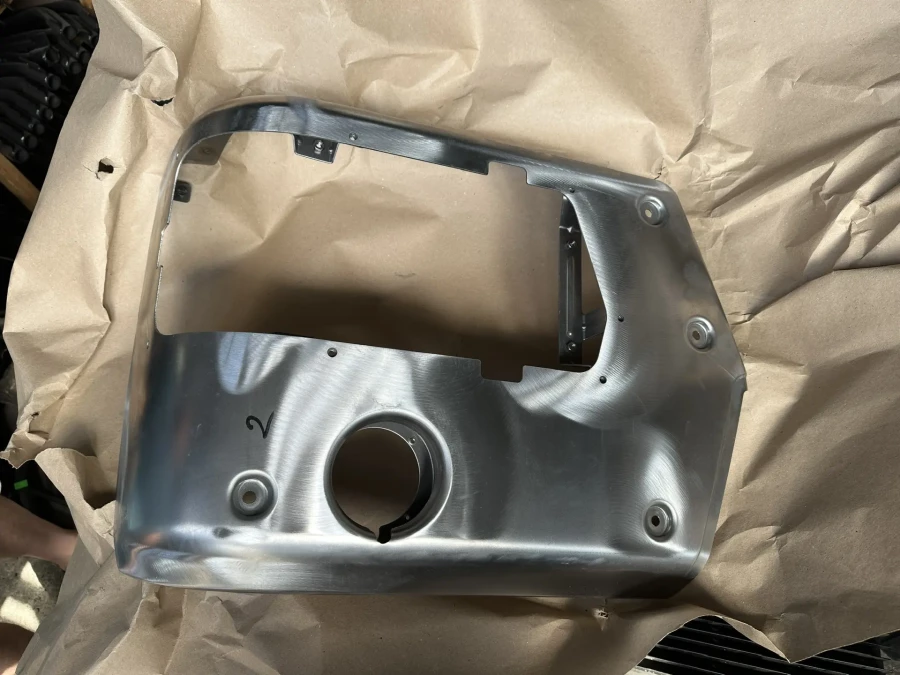 Бампер КАМАЗ рестайлинг 2 боковая часть правая ( металл )